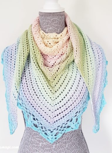 Midnight Sun Shawl